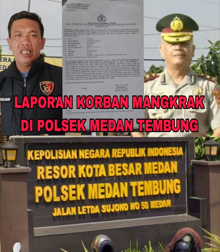Laporan Korban Mangkrak Di Polsek Medan Tembung, Dituding Lamban Usut Kasus Pengerusakan Rumah Korba