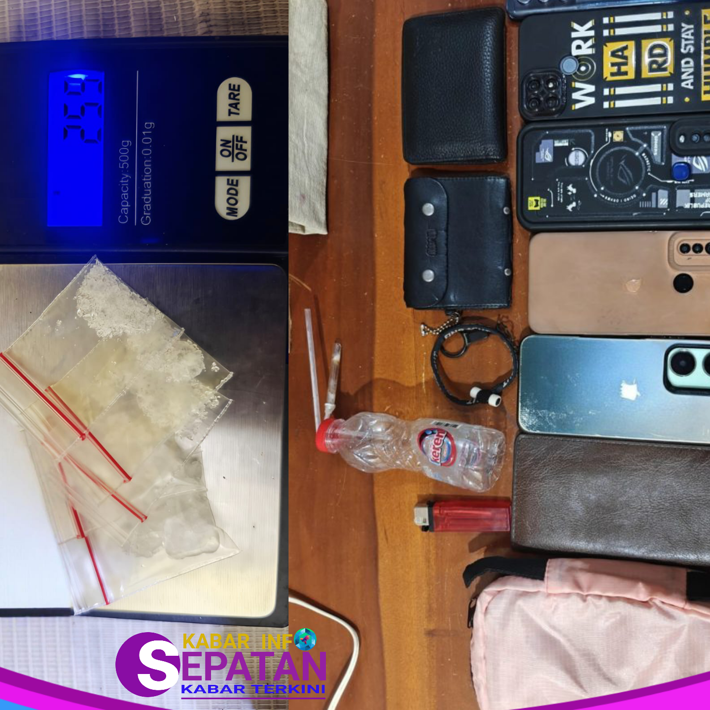 Bandar Sabu Dibekuk Polisi di Teluknaga, Dan Tiga Pengguna Direhabilitasi