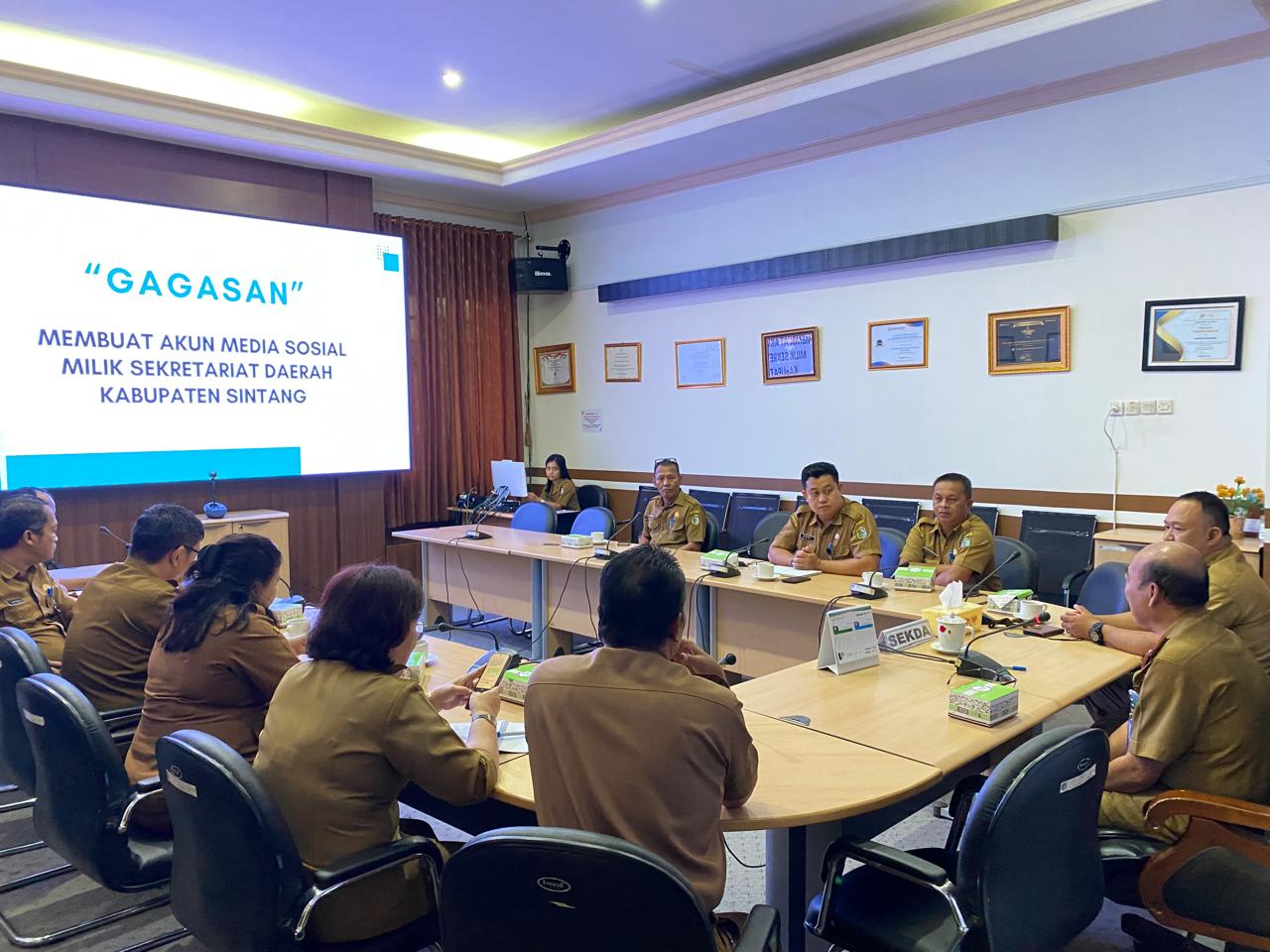 Setda Sintang Luncurkan Akun Media Sosial untuk Masyarakat