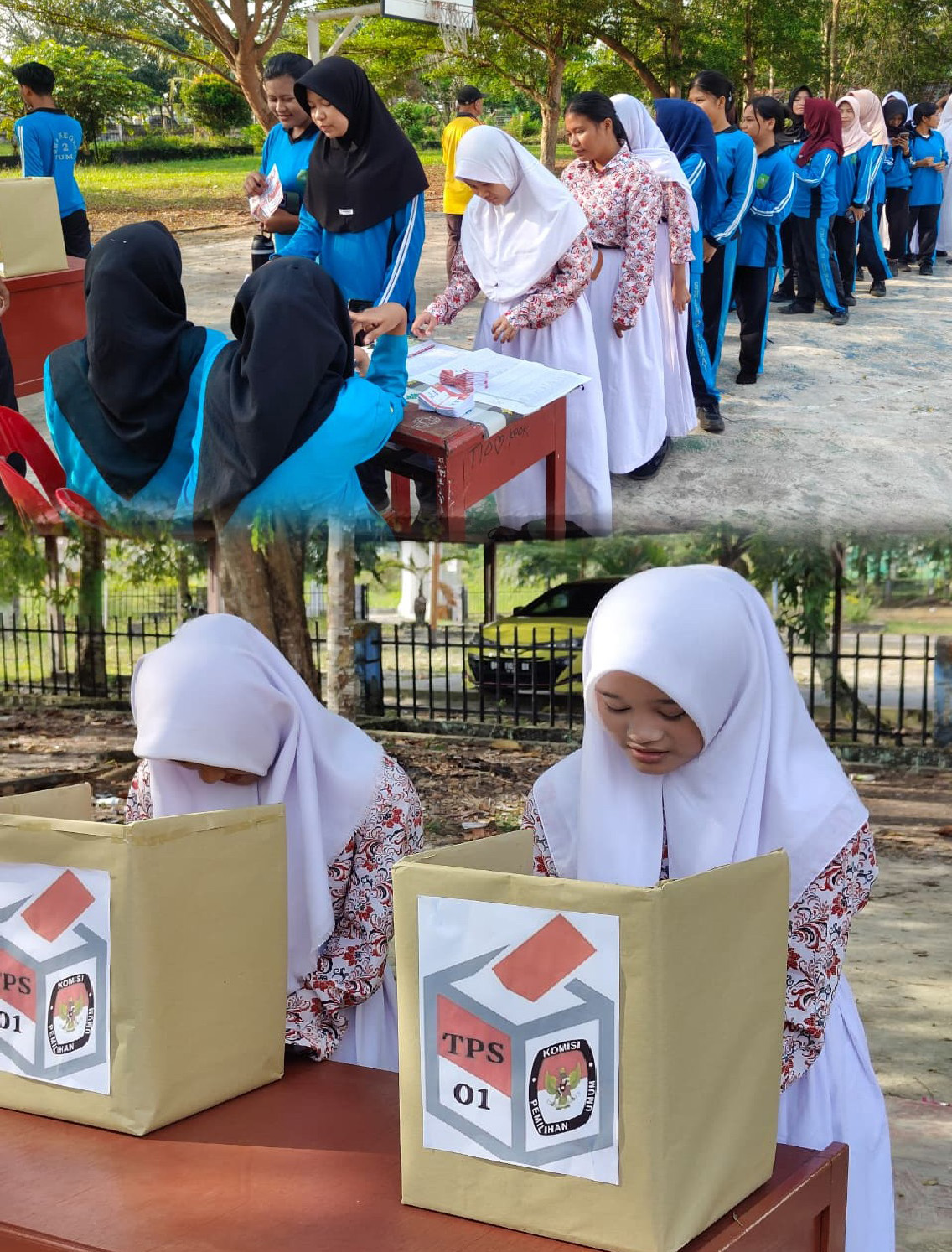 Pemilihan Ketua OSIS SMAN 2  Dumai berjalan dengan Antusias dan Demokratis