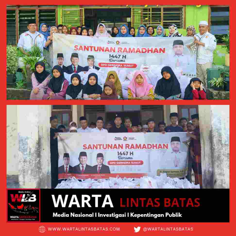 Gerindra Sumut Salurkan Bantuan Ramadan ke Panti Asuhan di Medan, Binjai, dan Langkat